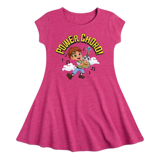 Girls' - Santiago of The Seas - Power Chord Fit & Flair Cap Sleeve Dress