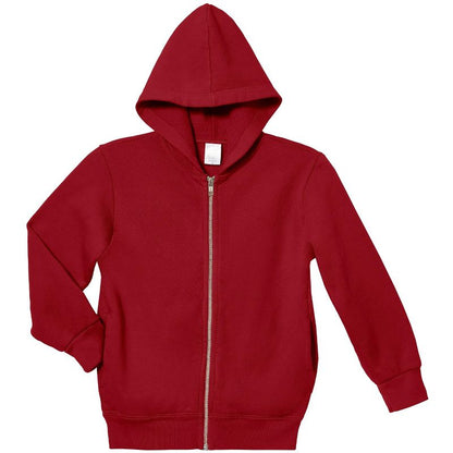 City Threads 100% Cotton Kids Unisex Soft Fleece Zip Hoodie with Inner Pockets - USA-Made (Part 2)
