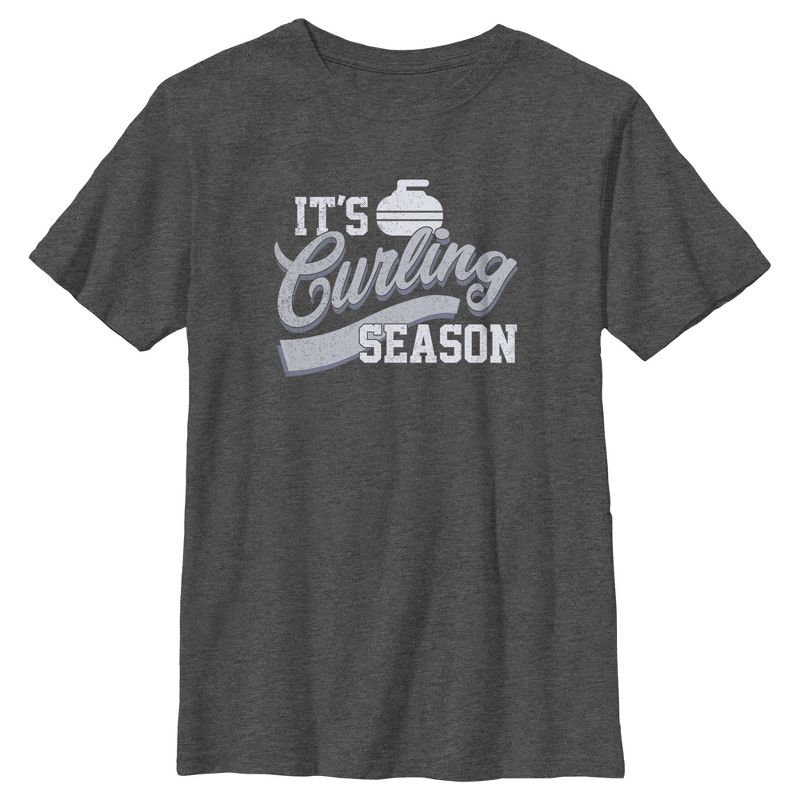 Boy's Lost Gods It’s Curling Season T-Shirt