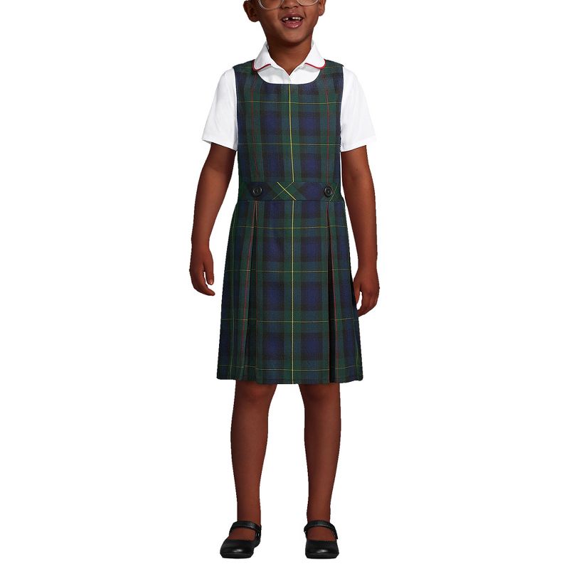Lands' End Kids Uniform Plaid Jumper