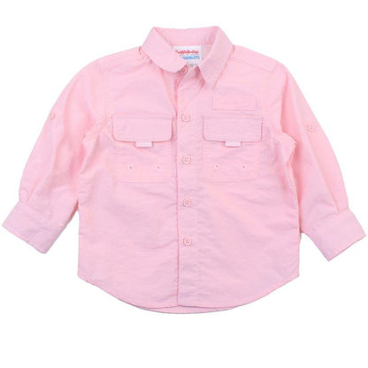 RuggedButts Boys UPF50+ Sun Protective Button Down Shirt