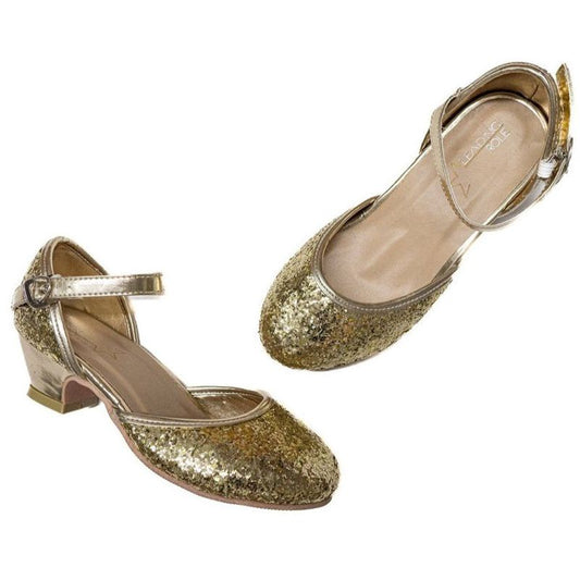 A Leading Role Premium Gold Sparkle Heels