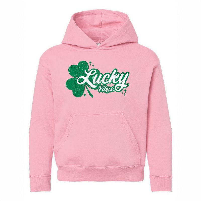 The Juniper Shop Lucky Vibes Clover Youth Graphic Hoodie