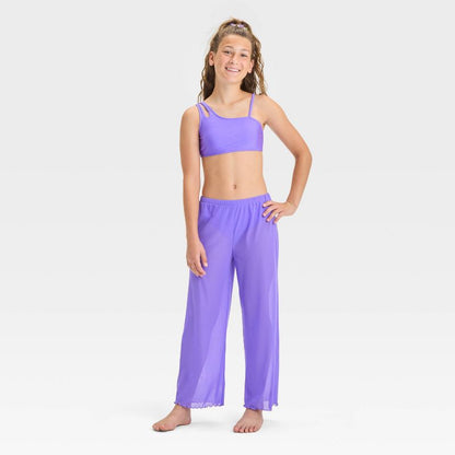 Girls' Solid Bikini Set - art class™ Purple