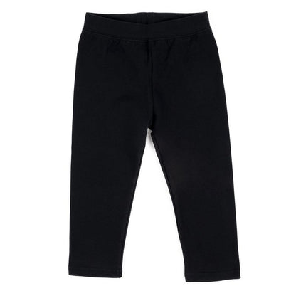 Leveret Girls Neutral Solid Color Legging
