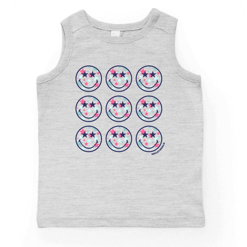 بلوزة شبابية بدون أكمام بنقشة نجوم وطنية من متجر جونيبر