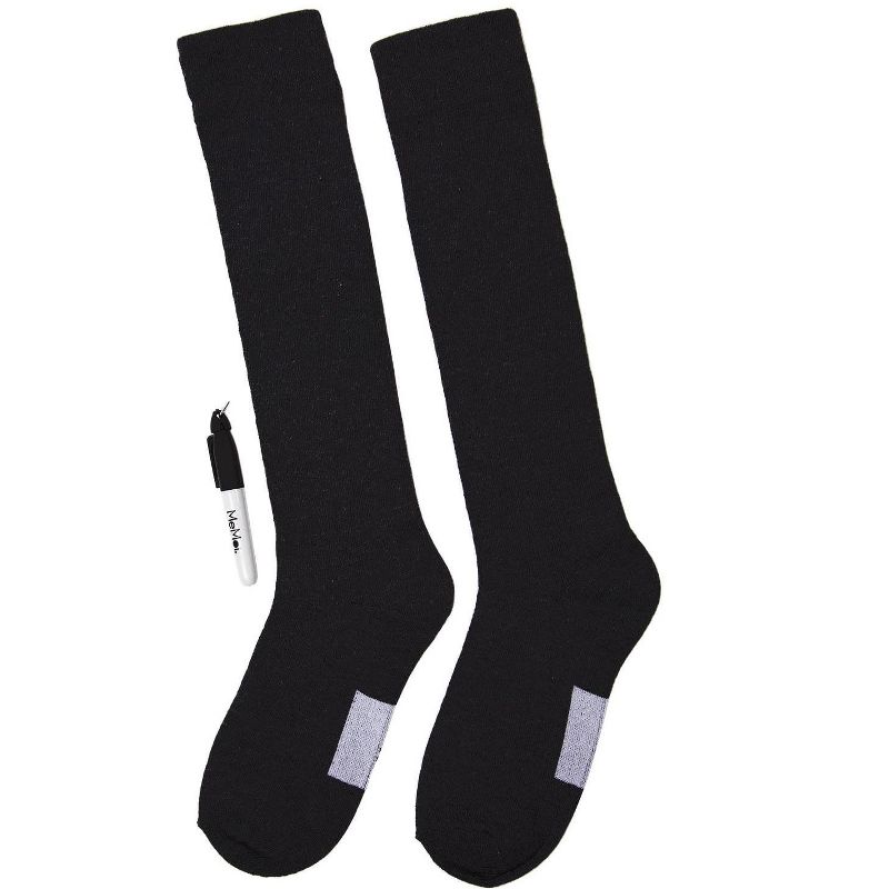Memoi Write On Camp Kids Cotton Blend Knee High Socks 3-Pack
