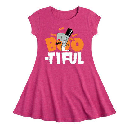 Girls' - SpongeBob SquarePants - Boo-tiful Fit & Flair Cap Sleeve Dress