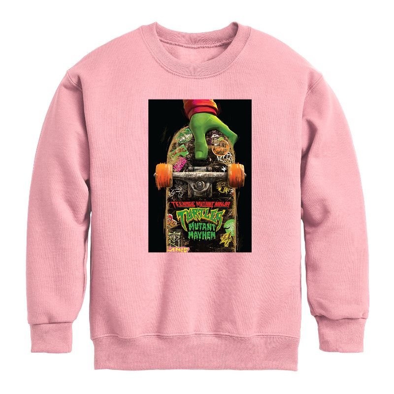 Boys' - Teenage Mutant Ninja Turtles - Mutant Mayhem Graphic Long Sleeve Fleece Sweatshirt