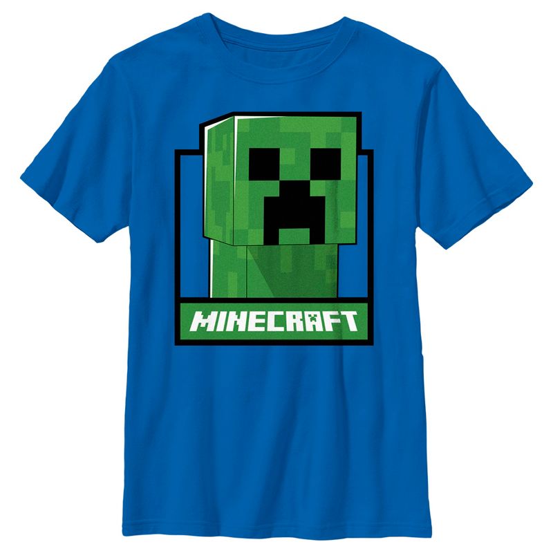 تي شيرت Minecraft Creeper in a Box للأولاد