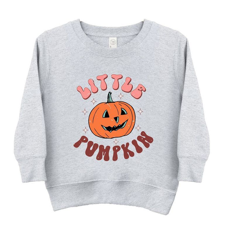 The Juniper Shop Little Pumpkin Retro Toddler Graphic Sweatshirt