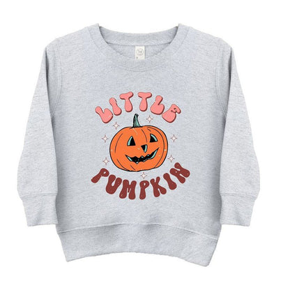 The Juniper Shop Little Pumpkin Retro Toddler Graphic Sweatshirt