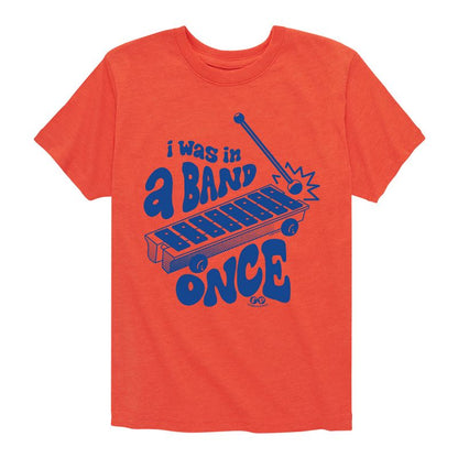 تي شيرت جرافيكي بأكمام قصيرة للأولاد من فيشر برايس - كنت في فرقة موسيقية ذات مرة
