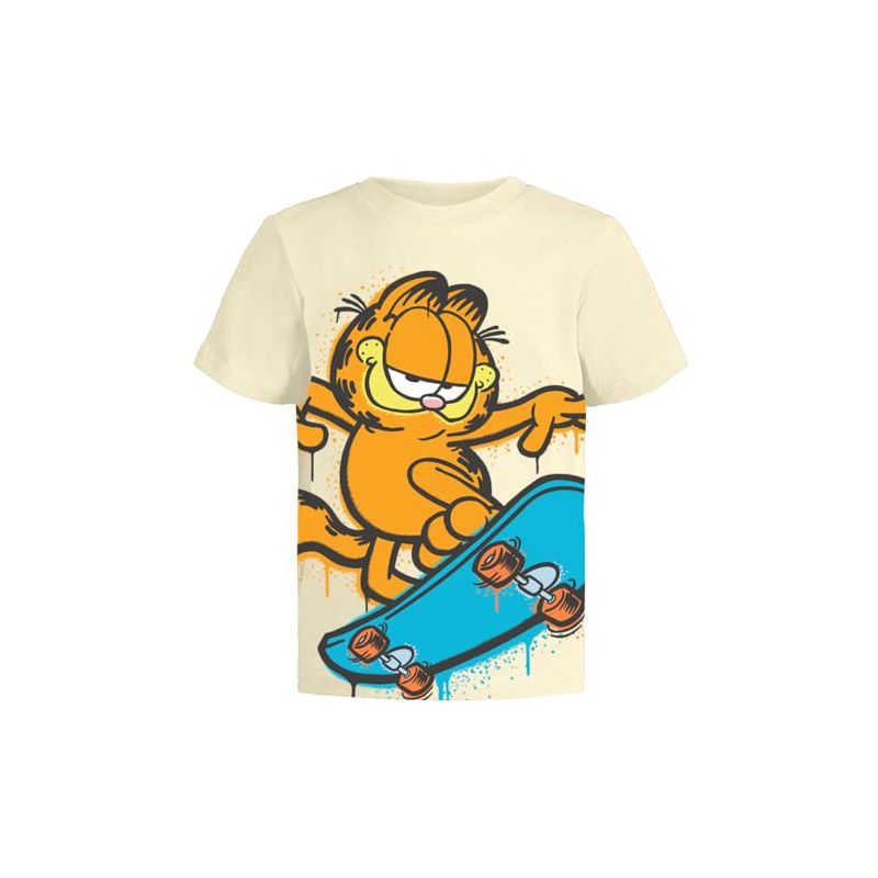 Nickelodeon Garfield T-Shirt Sets (1-14 Year) Odie, Otto, Pooky Outfit Party Tee Toddlers Birthday to Collectable Kids Clothes Gift