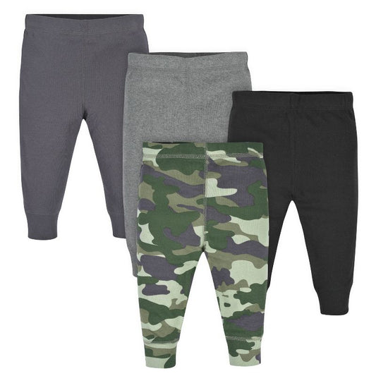 Gerber Baby and Toddler Boys Active Pants, 4 Pack