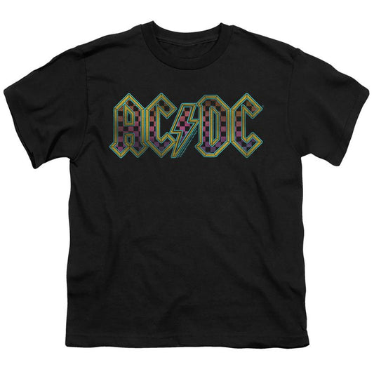 Boys' ACDC Checkerboard Gradient Logo T-Shirt