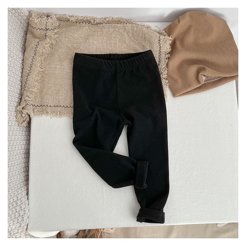 MyKids-USA Baby Solid Color Soft Cotton Elastic Warm Quality Leggings