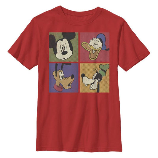 Boy's Mickey & Friends Happy Block Party T-Shirt