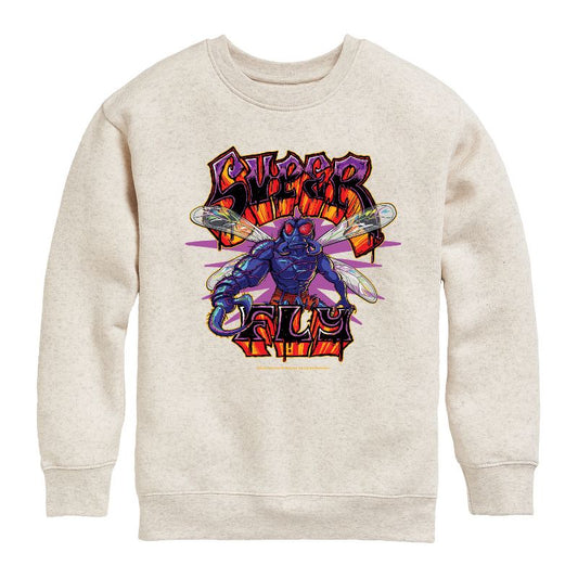 Boys' - Teenage Mutant Ninja Turtles Mutant Mayhem - Superfly Graphic Long Sleeve Fleece Sweatshirt