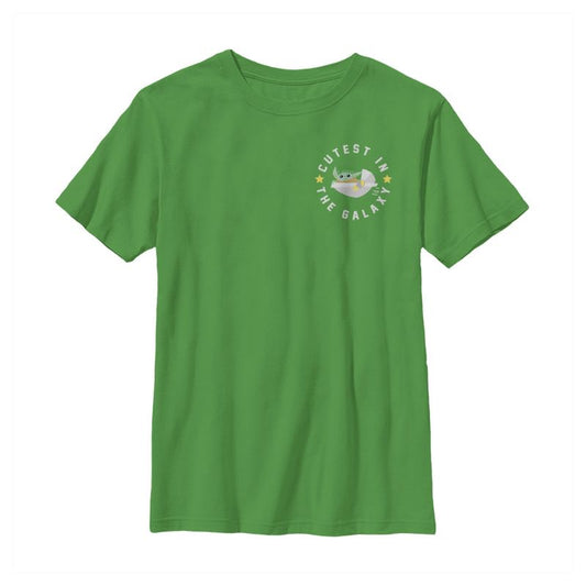 Boy's Star Wars The Mandalorian The Child Cutest in the Galaxy Pocket T-Shirt