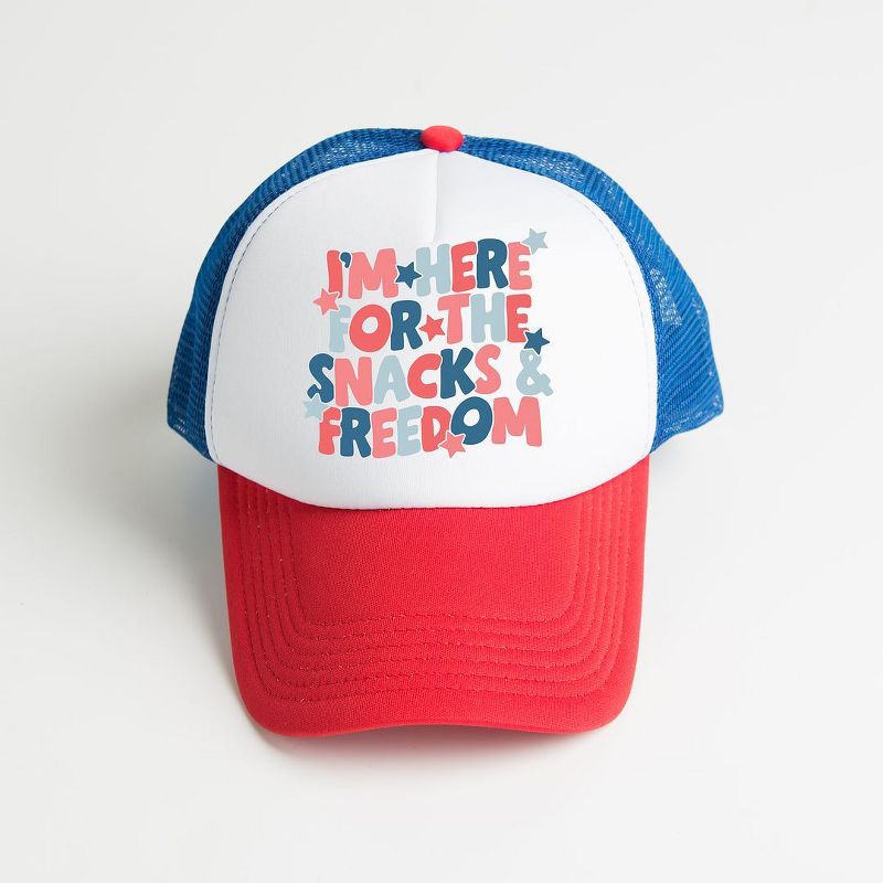 The Juniper Shop I'm Here For The Snacks Youth Foam Trucker Hat