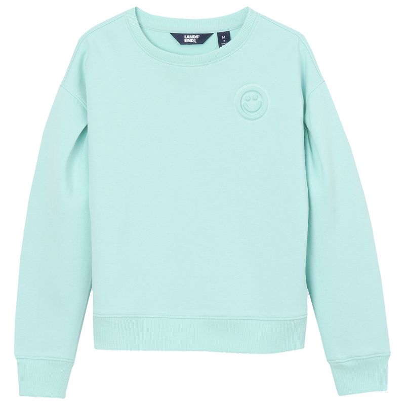 Lands' End Kids Knit Crewneck Sweatshirt