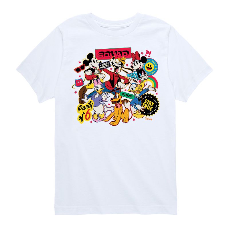 Boys' - Disney - Sticker Group Short Sleeve Graphic T-Shirt