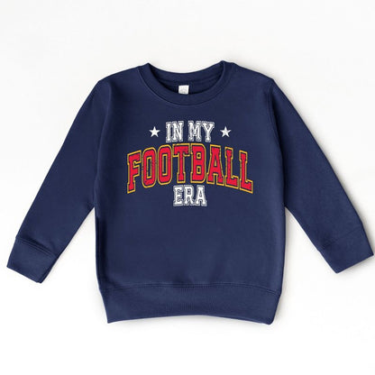 The Juniper Shop In My Football Era - Red Toddler Graphic Sweatshirt