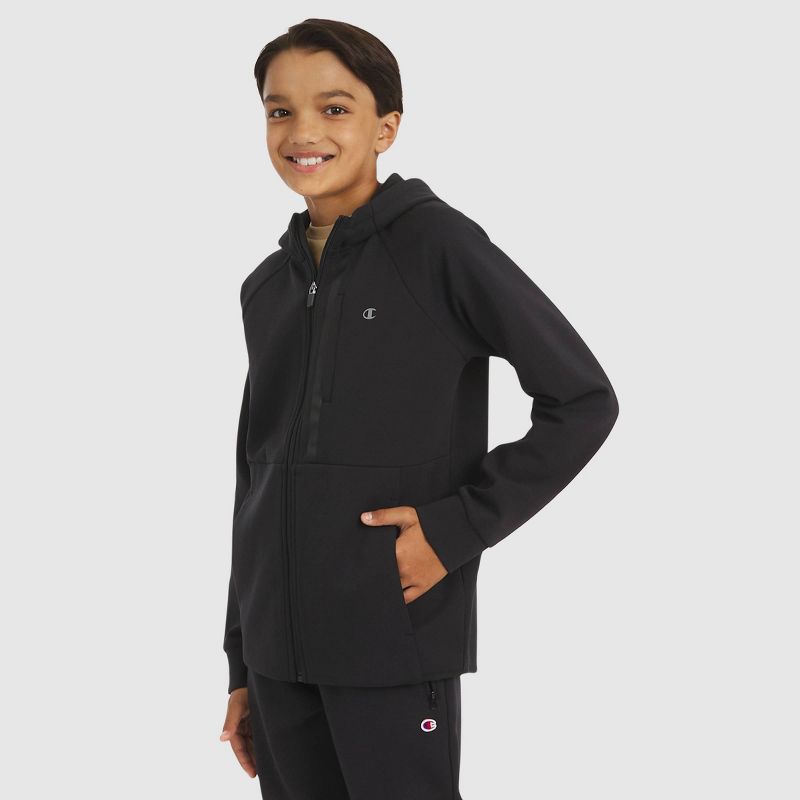 Champion Boys' Double Knit Zip-Up Hoodie
