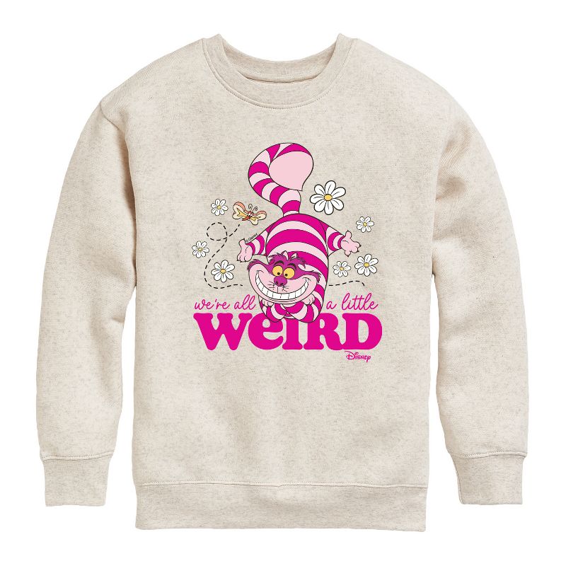 Boys' - Disney - Alice In Wonderland Graphic Long Sleeve Fleece Sweatshirt
