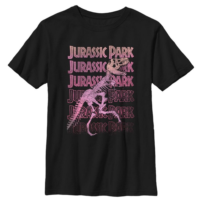 Boys Jurassic World T. Rex Skeleton T Shirt