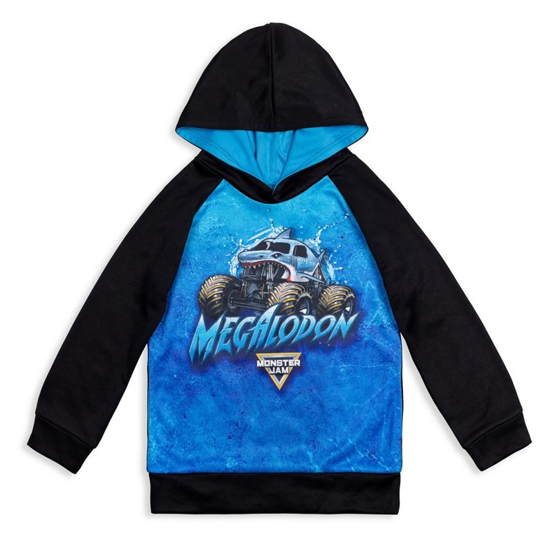Monster Jam Maximum Destruction El Toro Loco Grave Digger Fleece Pullover Hoodie Toddler