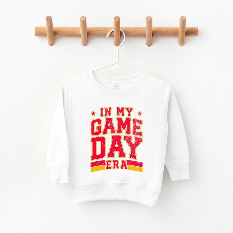 The Juniper Shop In My Game Day Era - Red Toddler Graphic Sweatshirt