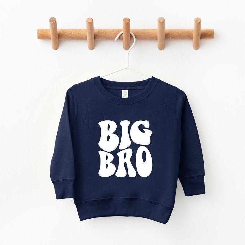 The Juniper Shop Big Bro Wavy Toddler Graphic Sweatshirt