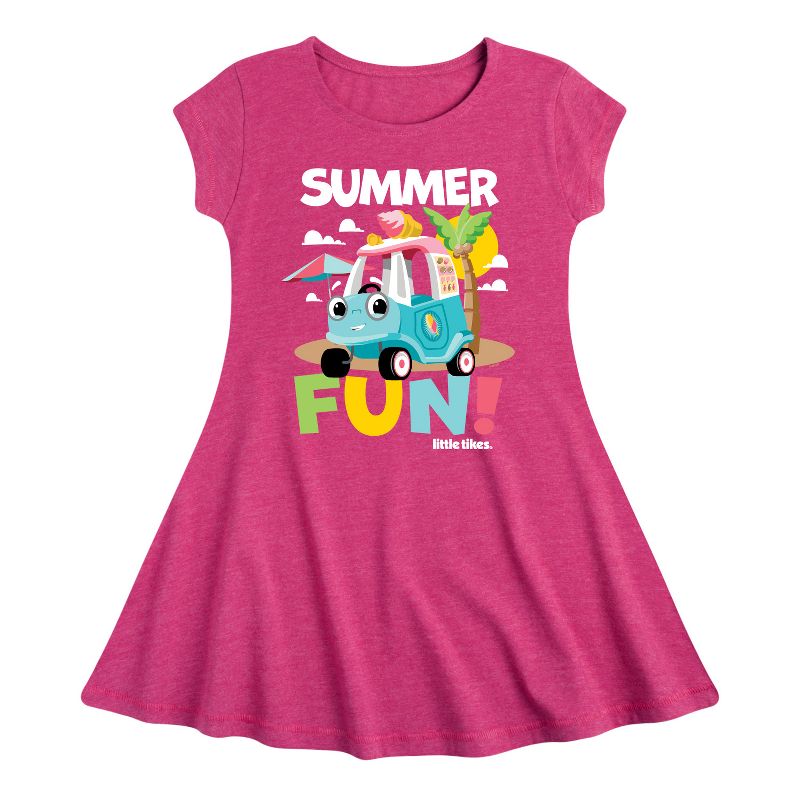 Girls' - Little Tikes - Summer Fun Fit & Flair Cap Sleeve Dress