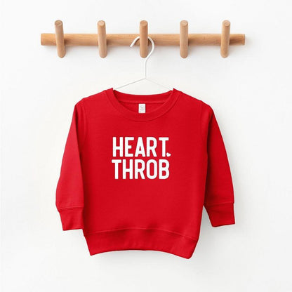 The Juniper Shop Heart Throb Small Heart Youth Ultra-Soft Graphic Sweatshirt