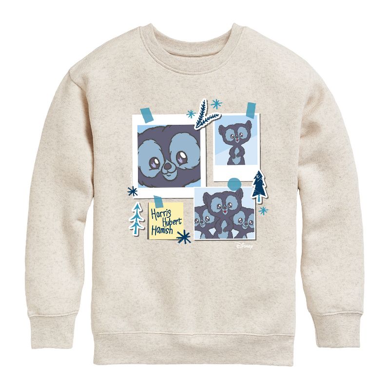 Boys' - Disney - Harris, Hubert, & Hamish Graphic Long Sleeve Fleece Sweatshirt
