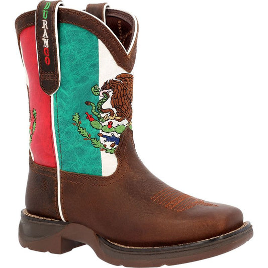 Kids Lil’ Rebel by Durango Big Kids’ Mexican Flag Western Boot