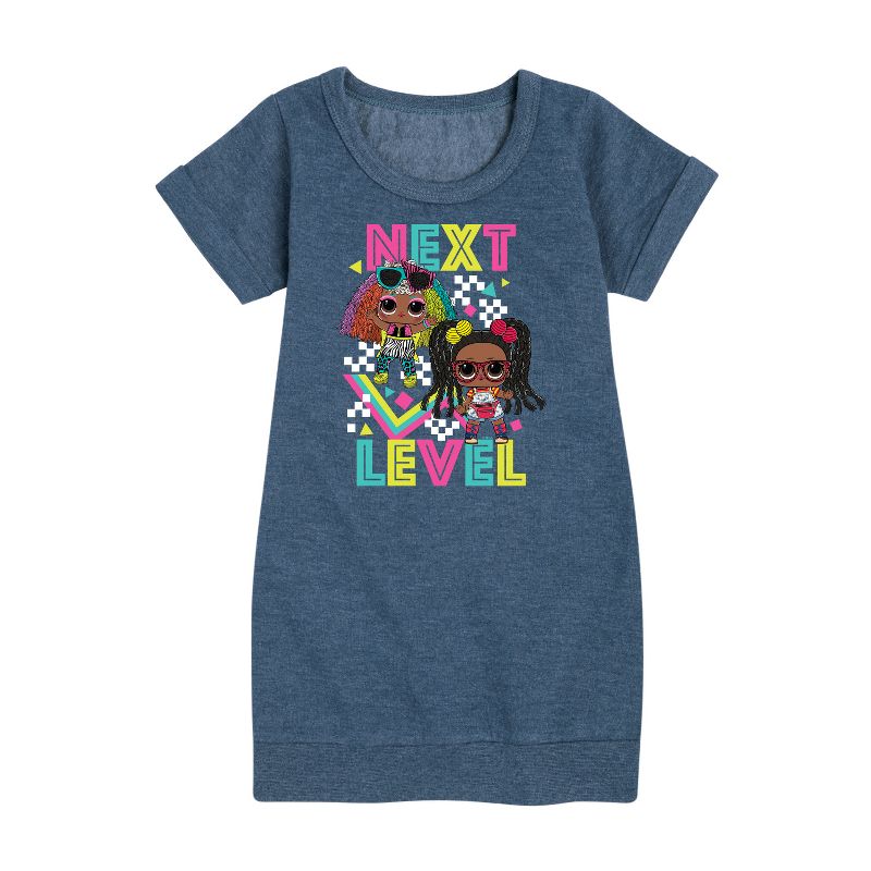 Girls' - LOL Surprise! - Next Level Graphic Short Sleeve Fleece Dress