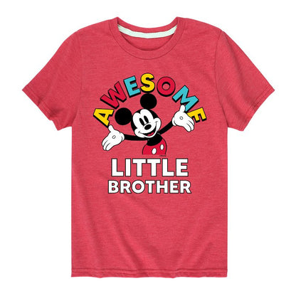 Boys' - Disney - Awesome Little Brother Short Sleeve Graphic T-Shirt