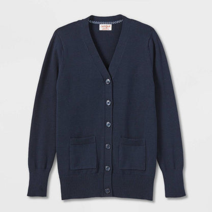 Girls' Long Uniform Cardigan - Cat & Jack™