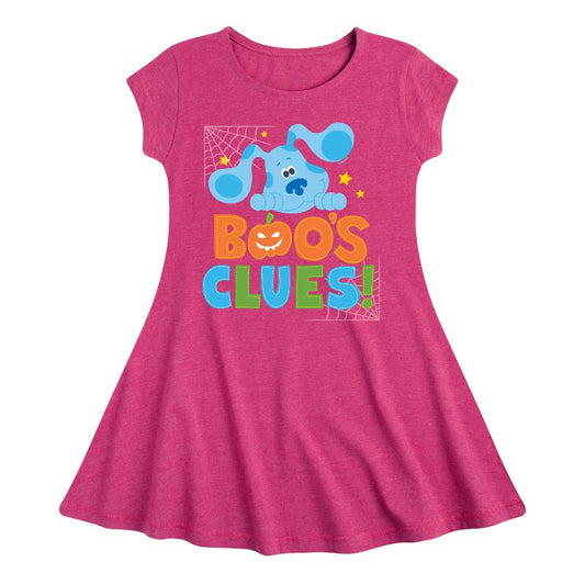 Girls' - Blue's Clues & You! - Boo's Clues Fit & Flair Cap Sleeve Dress