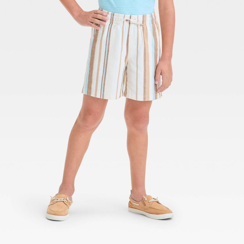 Boys' Textured 'Above the Knee' Pull-On Shorts - Cat & Jack™