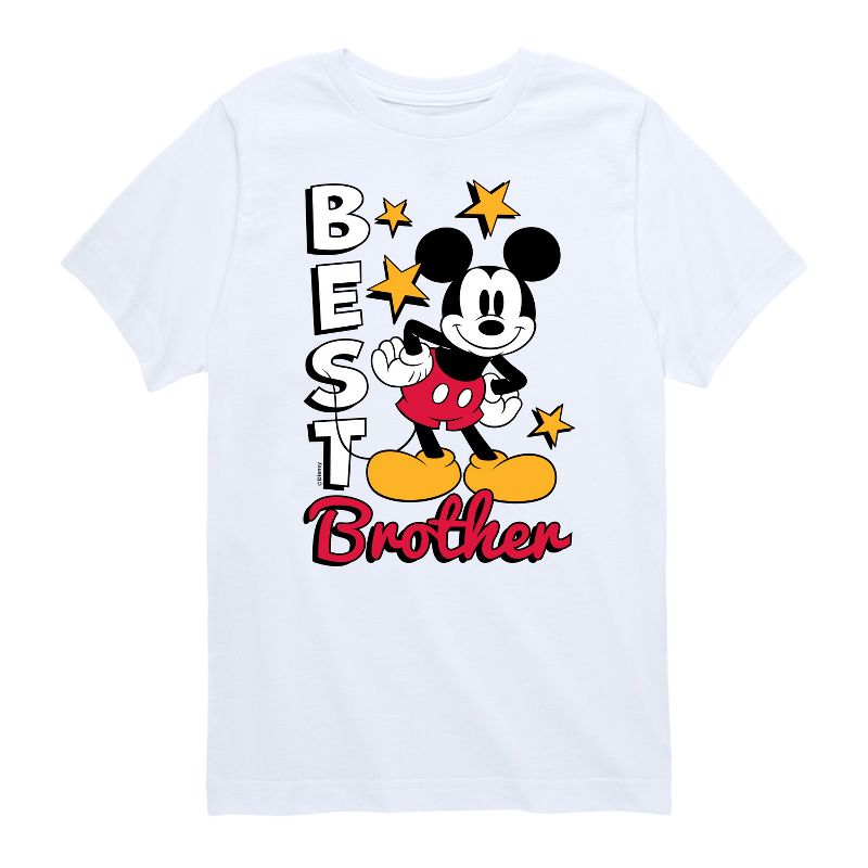 Boys' - Disney - Best Brother Short Sleeve Graphic T-Shirt