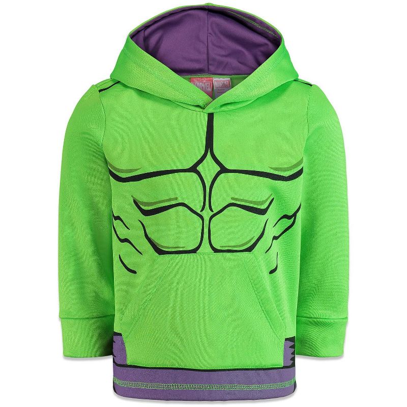 Marvel Avengers Hulk Miles Morales Spider-Man Athletic Cosplay Hoodie Toddler to Big Kid
