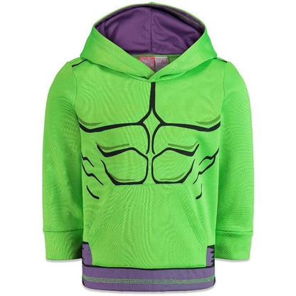 Marvel Avengers Hulk Miles Morales Spider-Man Athletic Cosplay Hoodie Toddler to Big Kid