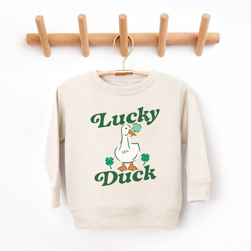 The Juniper Shop Lucky Duck Toddler Graphic Sweatshirt