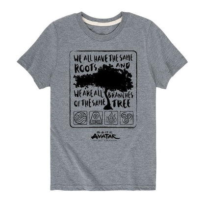 Boys' - Avatar: The Last Airbender - Same Roots Short Sleeve Graphic T-Shirt