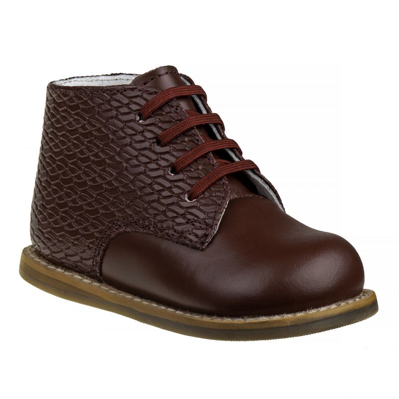 Josmo Logan Toddler Woven Leather Boys/Girls Non-Slip First Walker Baby Shoes