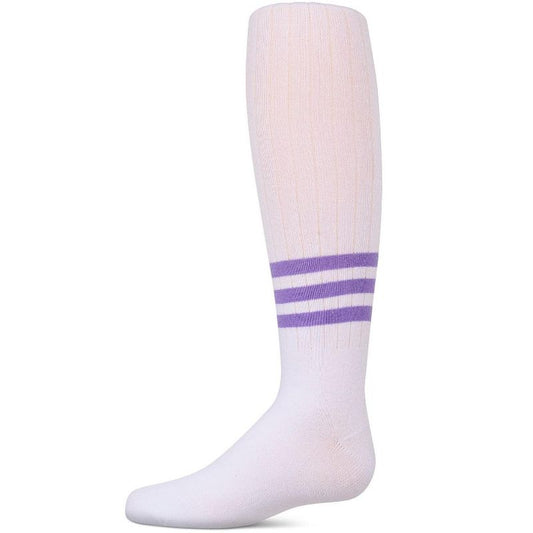 Memoi Bright Stripe Cotton Tights
